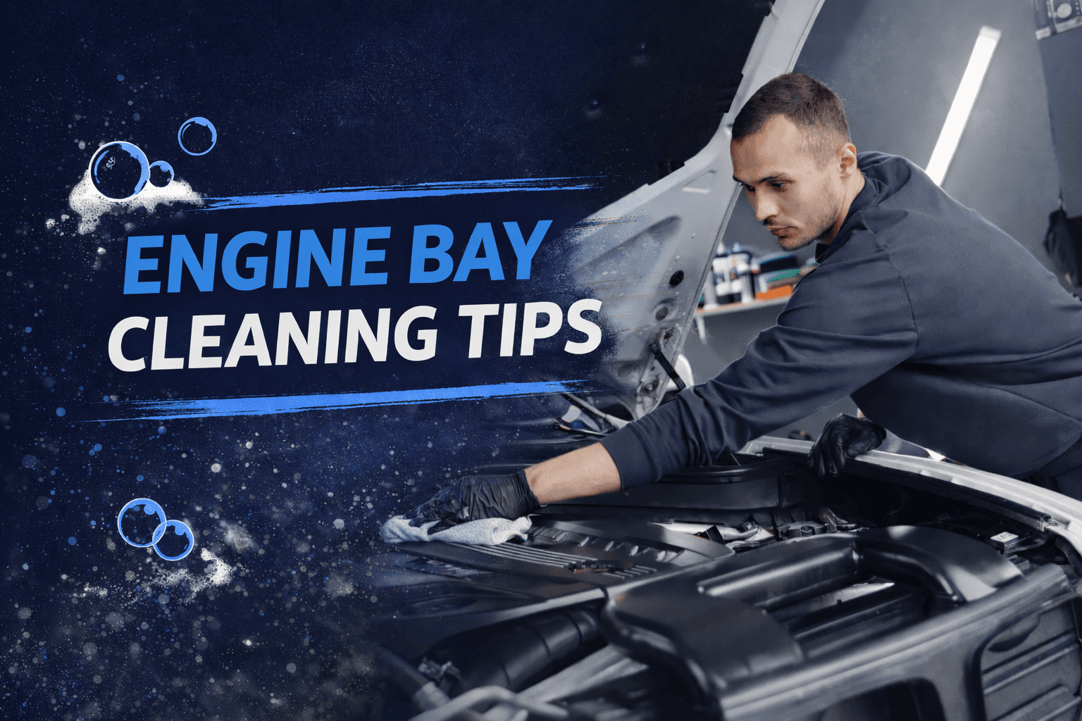 How to Remove Dirt from Your Engine Bay