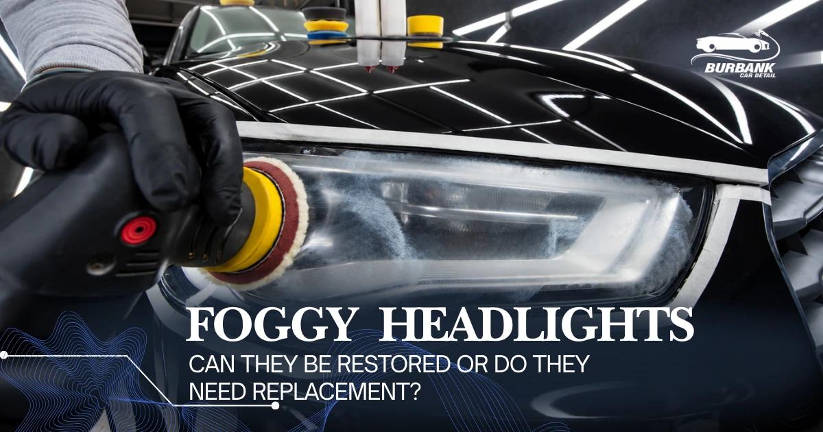 Foggy Headlights: Can They Be Restored or Do They Need Replacement?